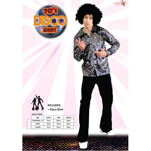 70's Disco Shirt Adult Costume