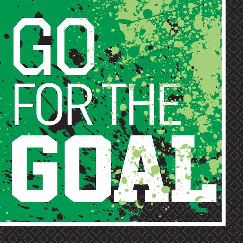 Goal Getter Soccer Lunch Napkins 36 Pack