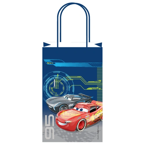 Cars 3 Paper Kraft Loot Bags 8 Pack