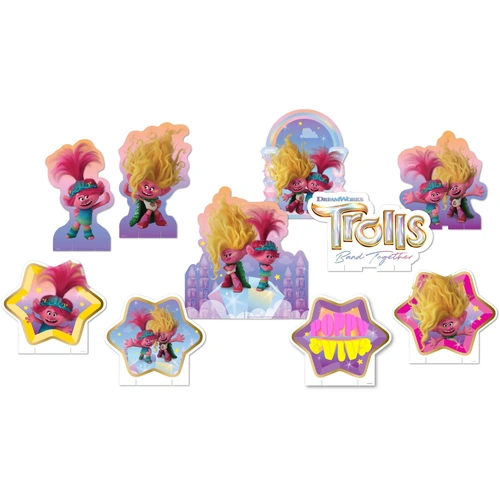 Trolls Band Together Table Decorating Kit