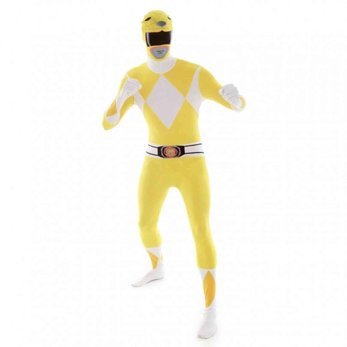 Power Rangers Yellow Ranger Morphsuit Adult XX-Large