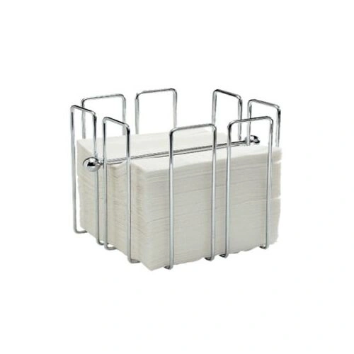 Chrome Napkin Holder with Weighted Rod - LARGE